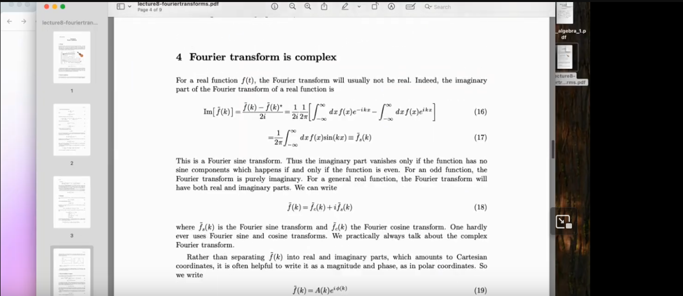 Fourier transform illustration
